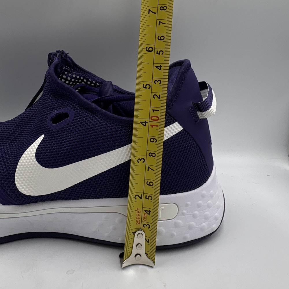 Nike PG 4 TB Men's New Orchid/White Low Top Lace-Up Sneakers CW4134-501 - Picture 9 of 13